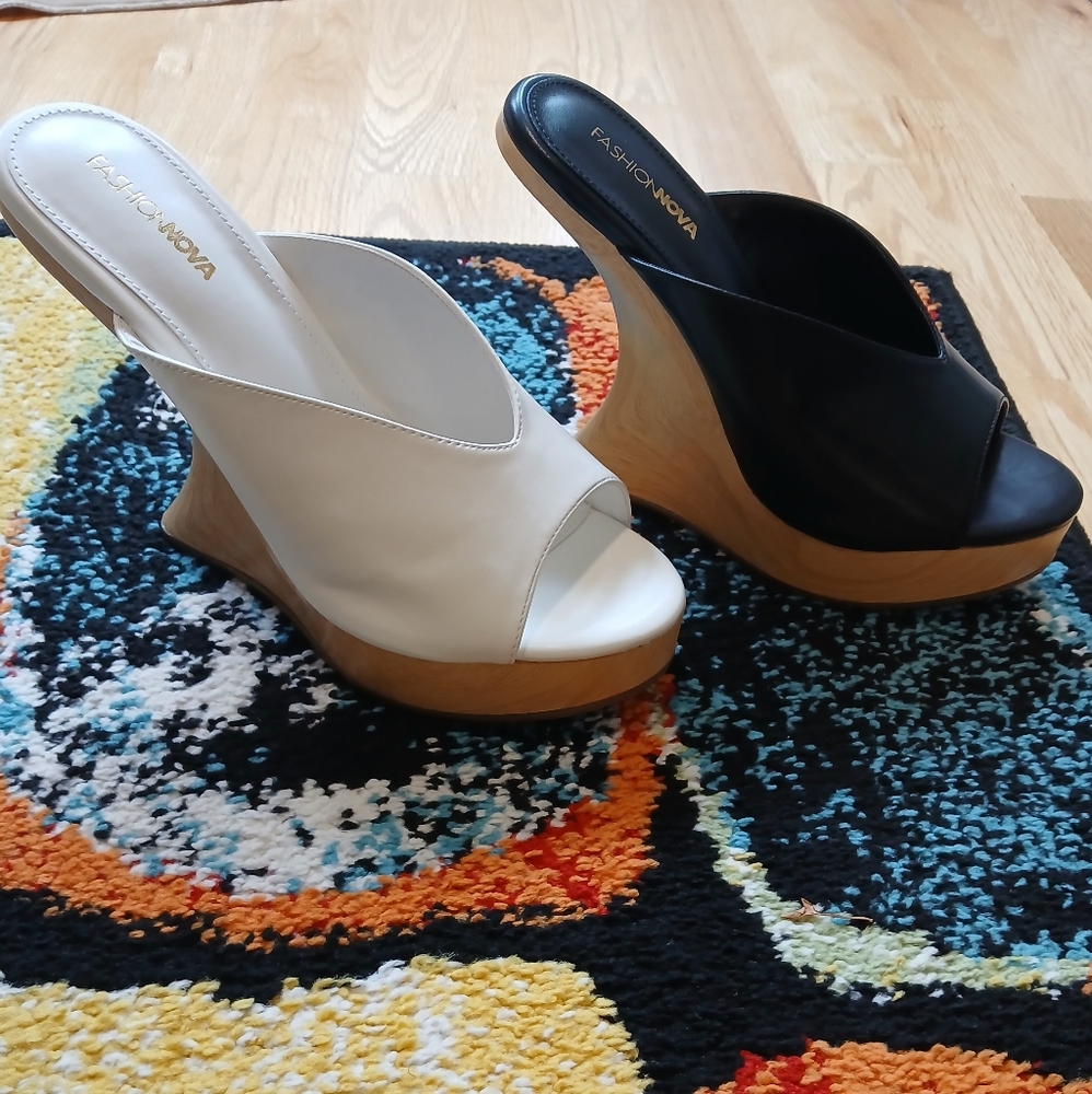 SOLD OUT!!! 2 PAIRS of Wedge Platform Heels
